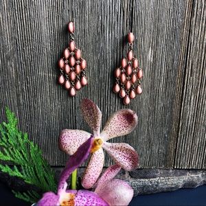 Chandelier earrings by Cache